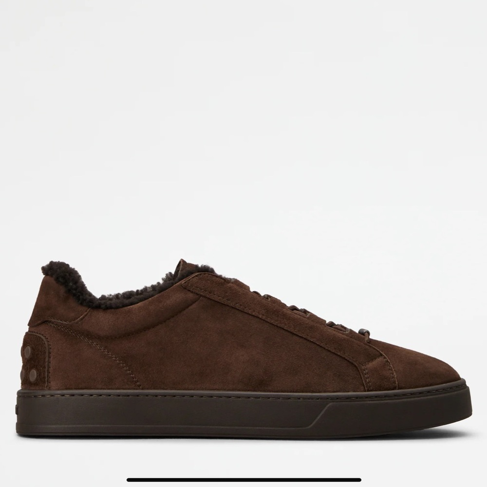 Tod’s Men's Brown Suede Sneakers